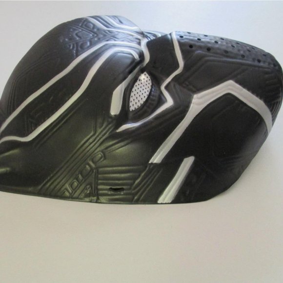 Marvel Black Panther Adult Mask Plastic Formed Full Face Mask - Picture 4 of 7